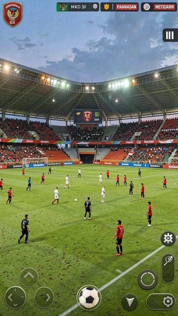 Screenshot menunjukkan karakter utama dalam aksi menegangkan.