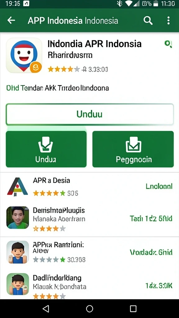 Screenshot dari fitur bonus yang menarik.