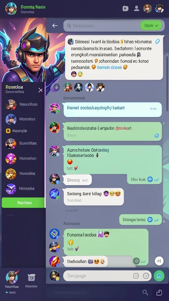 Tampilan antarmuka yang menarik dan mudah digunakan.
