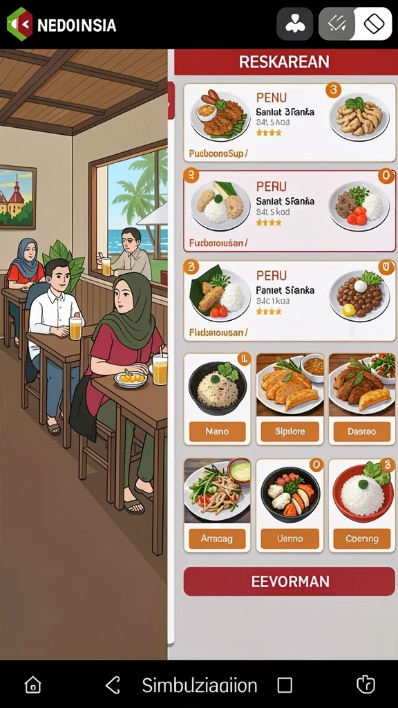 Tampilan antarmuka yang menarik dan mudah digunakan.