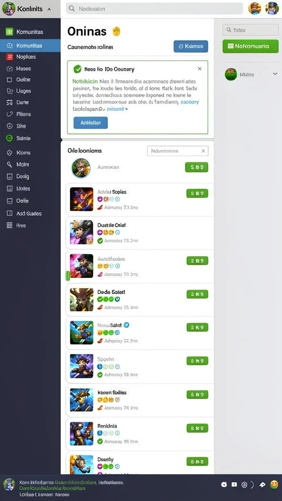 Screenshot memperlihatkan pilihan karakter yang beragam dan unik.