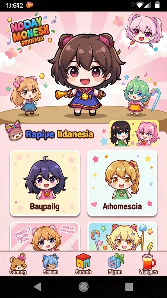Beragam pilihan permainan yang seru dan menantang.