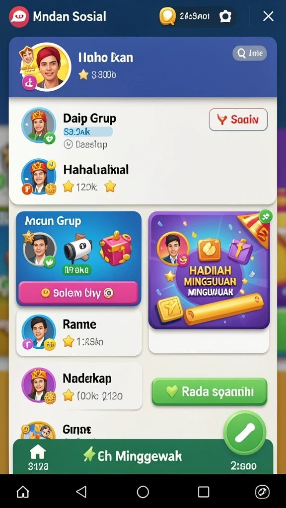 Fitur bonus harian yang menguntungkan pemain.