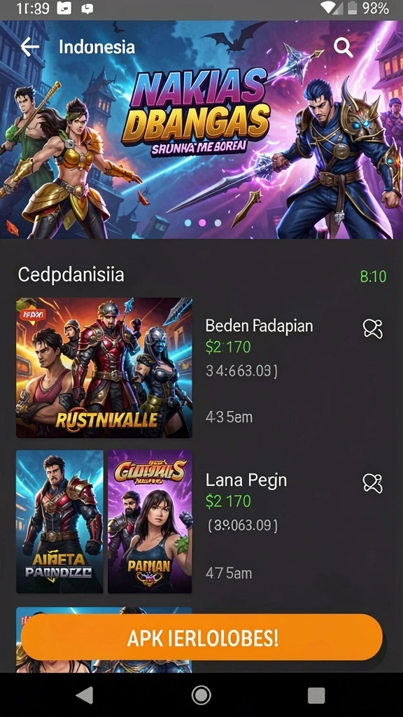 Fitur event spesial dengan hadiah menarik bagi pemain.
