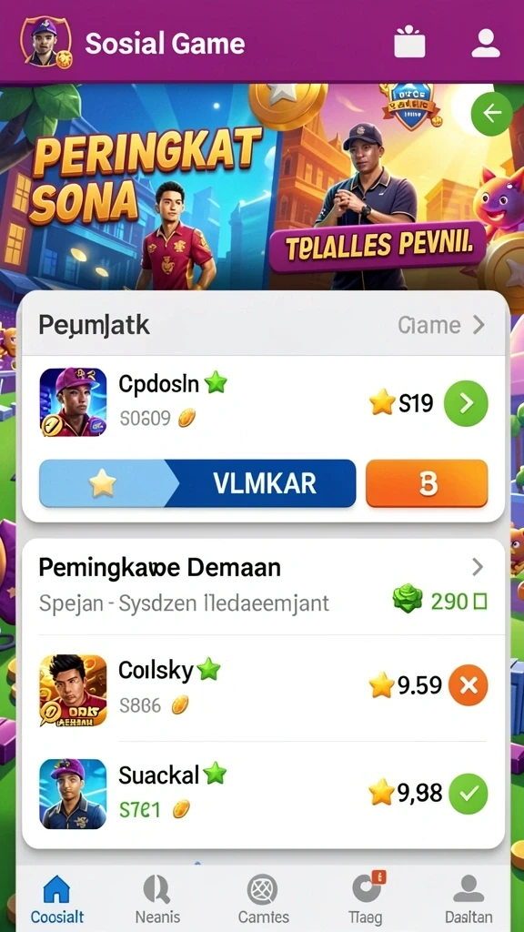 Sistem multiplayer yang memungkinkan kolaborasi dengan teman.