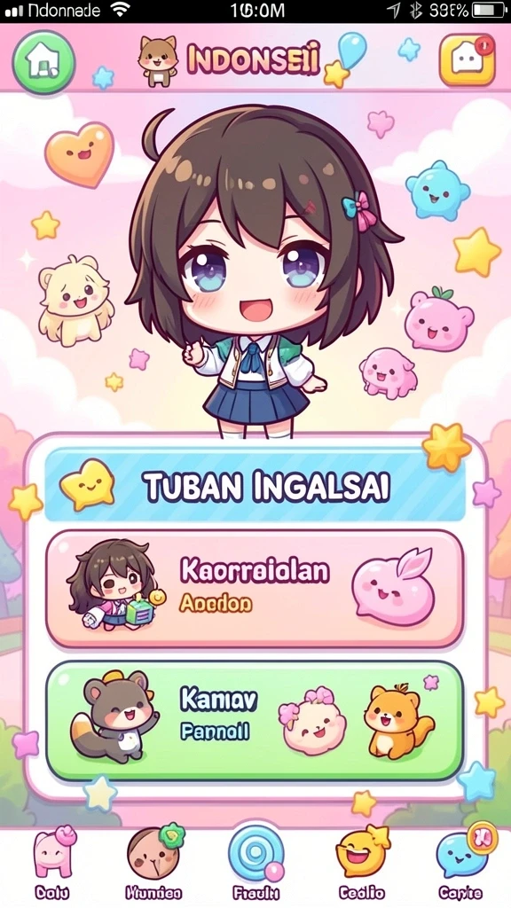 Karakter-karakter yang beragam dan unik.