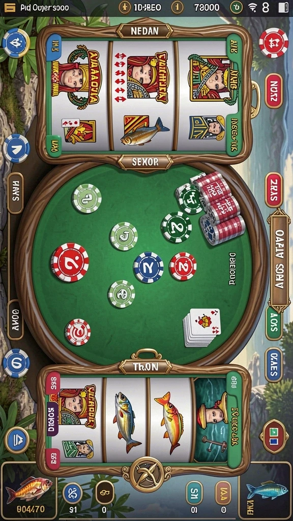 Screenshot menunjukkan grafis epik dari dunia permainan.