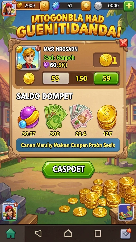 Screenshot menunjukkan mode multiplayer saat bermain bersama teman.