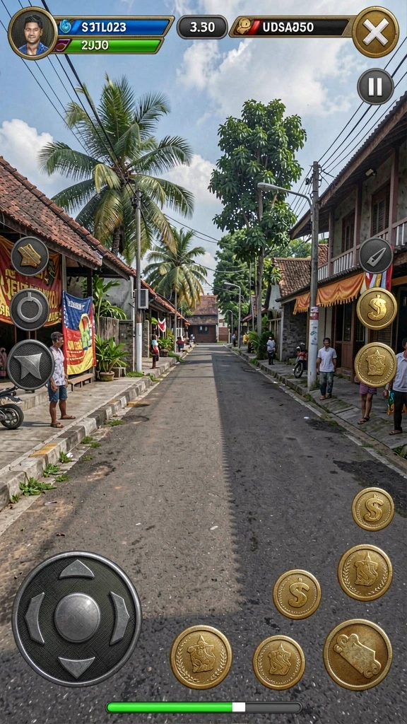 Fitur sosial yang menghubungkan pemain satu sama lain.