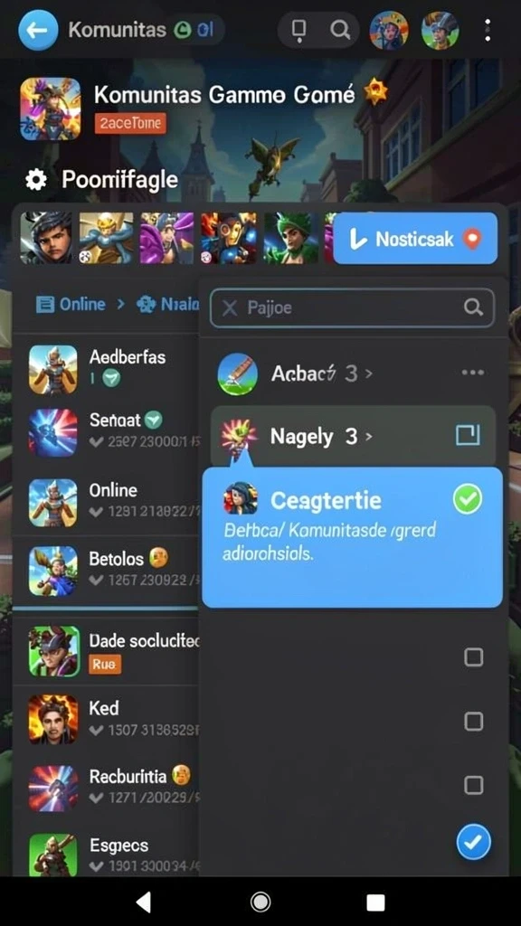 Fitur multiplayer yang memungkinkan Anda bersaing dengan teman.