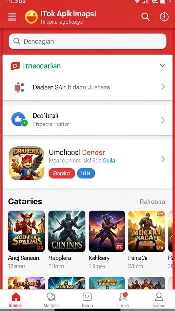 Tangkapan layar menampilkan menu upgrade item yang menarik.