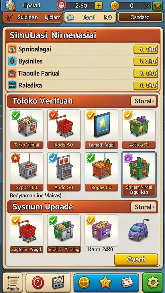 Tampilan antarmuka yang menarik dan sederhana.
