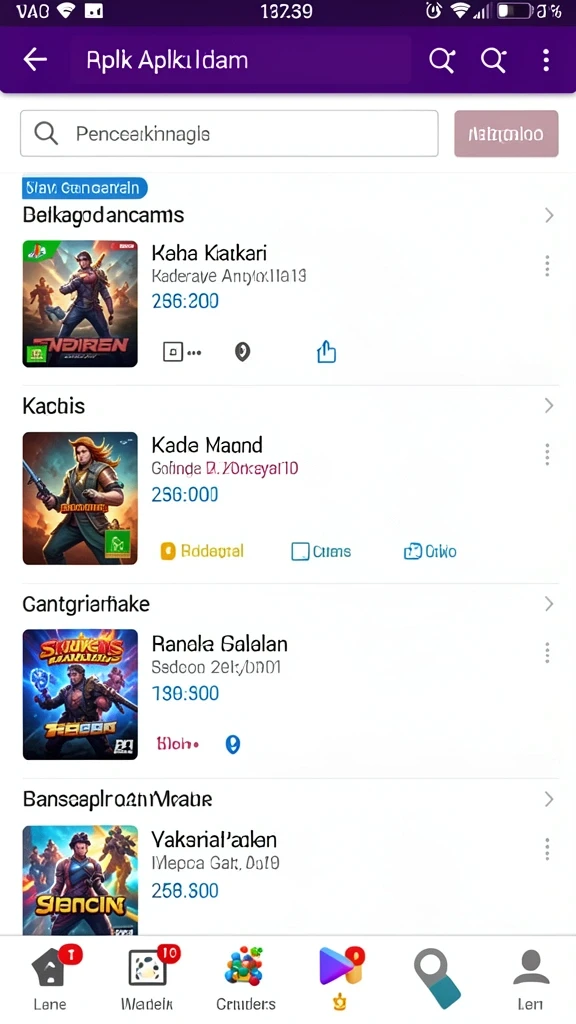 Misi yang menantang dan seru setiap harinya.