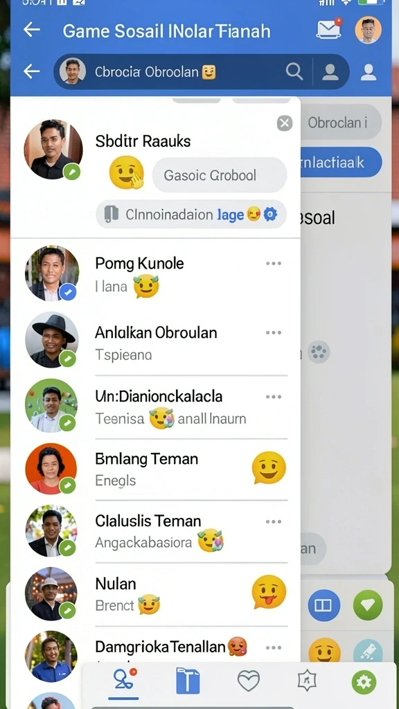 Tangkapan layar lingkungan permainan yang menakjubkan.