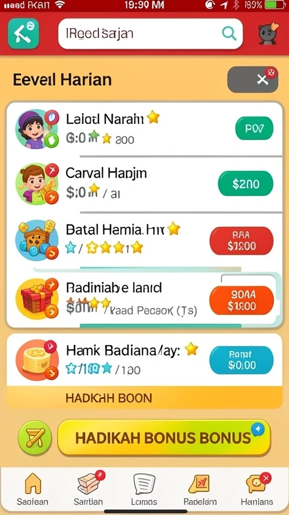 Tampilan antarmuka yang ramah pengguna.