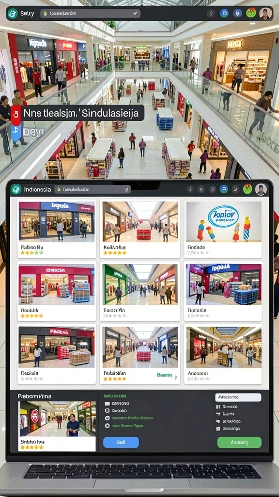 Tampilan menu utama yang menarik dan user-friendly.
