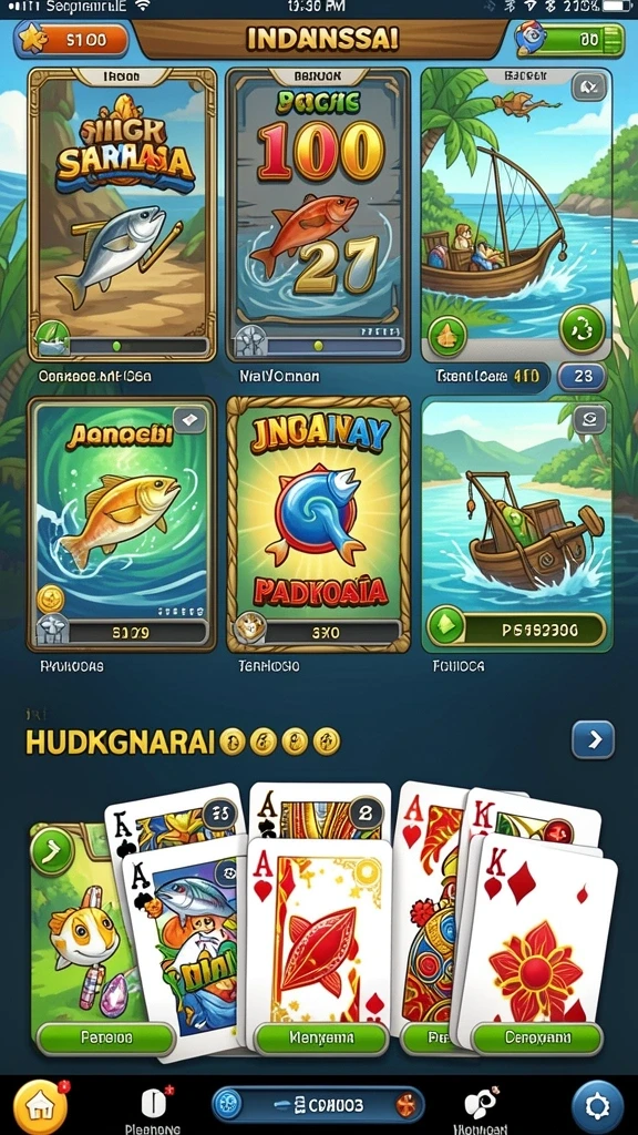 Lihat aksi karakter dalam game yang seru dan menantang.