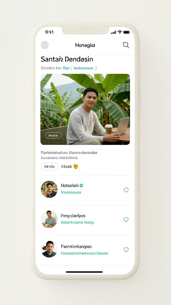 Tampilan antarmuka yang ramah pengguna dan menarik.