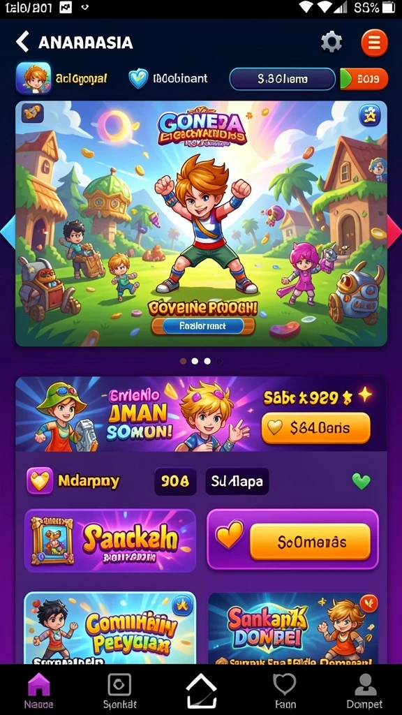 Serangkaian level menantang dengan grafik yang memukau.