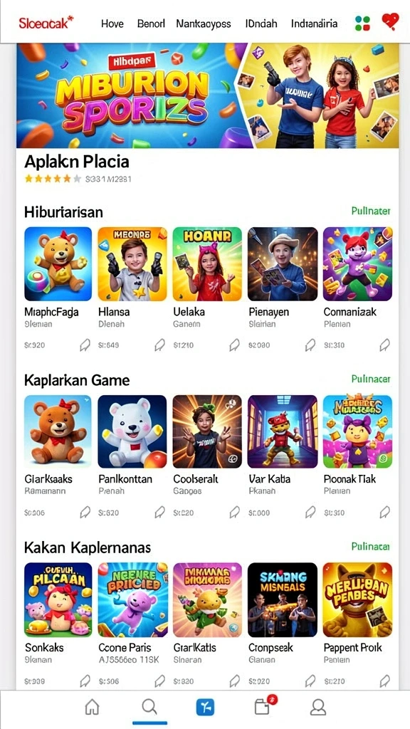 Tampilan antarmuka yang menarik dan mudah dinavigasi.