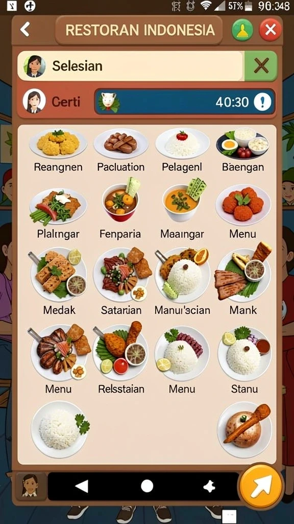 Mini-games menarik yang menambah keseruan permainan.