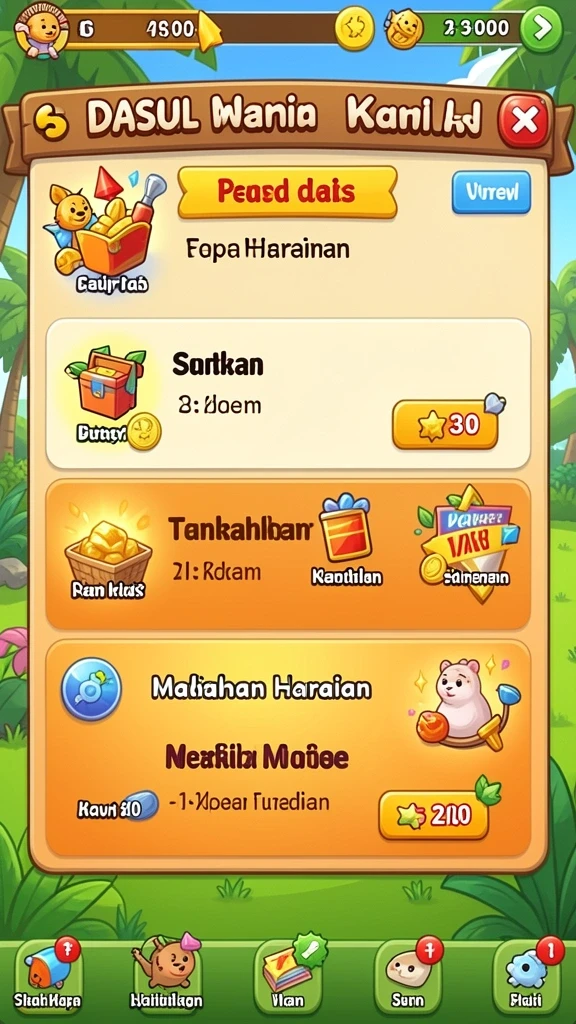 Berbagai tema slot menarik untuk dipilih.