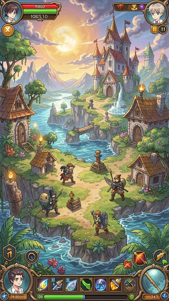 Bergabung dengan teman di mode multiplayer yang menyenangkan.