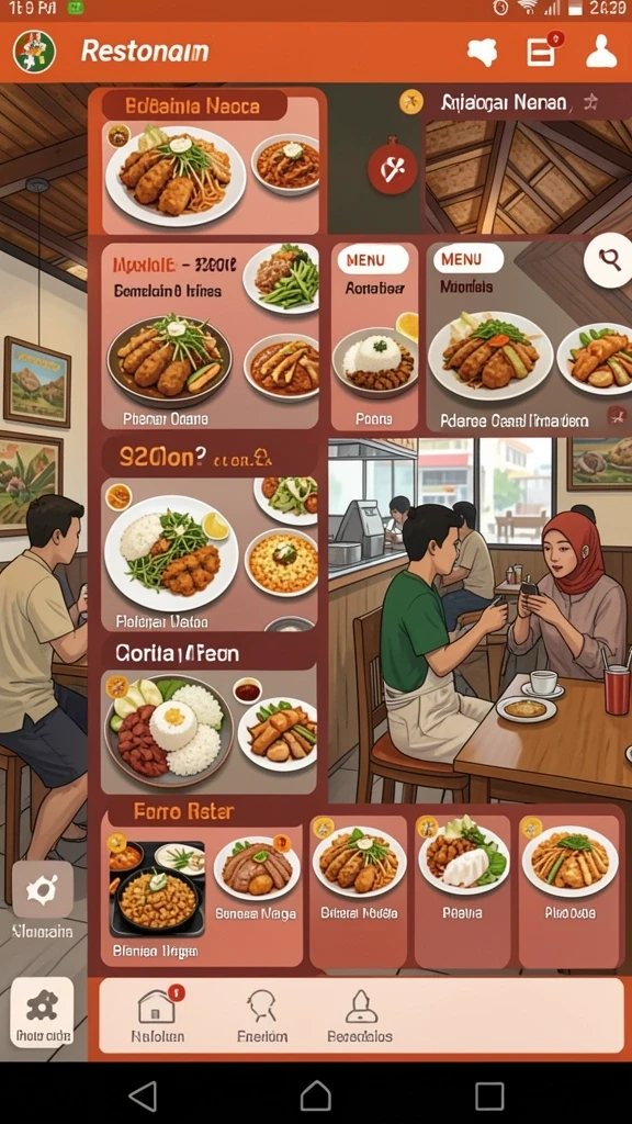 Tampilan antarmuka yang menarik dan mudah dinavigasi.