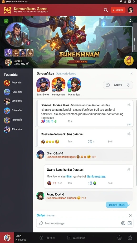 Karakter unik yang dapat dipilih pemain.