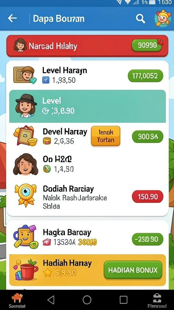 Screenshot menunjukkan karakter utama dalam petualangan seru.