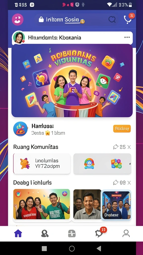 Screenshot memperlihatkan promosi dan bonus yang sedang berlangsung.