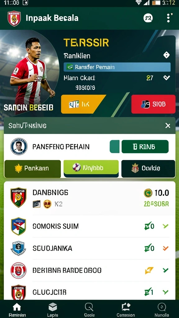 Screenshot menunjukkan antarmuka pengguna yang menarik.