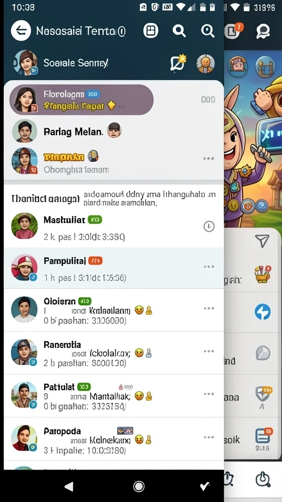 Screenshot memperlihatkan beberapa tema permainan yang variatif.