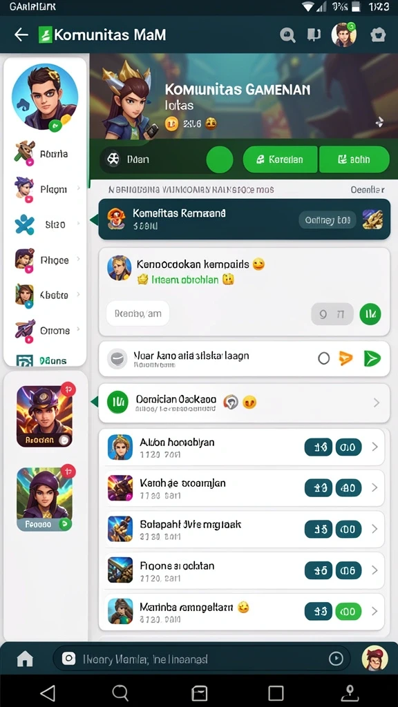 Beragam mode permainan yang membuat pengalaman semakin seru.