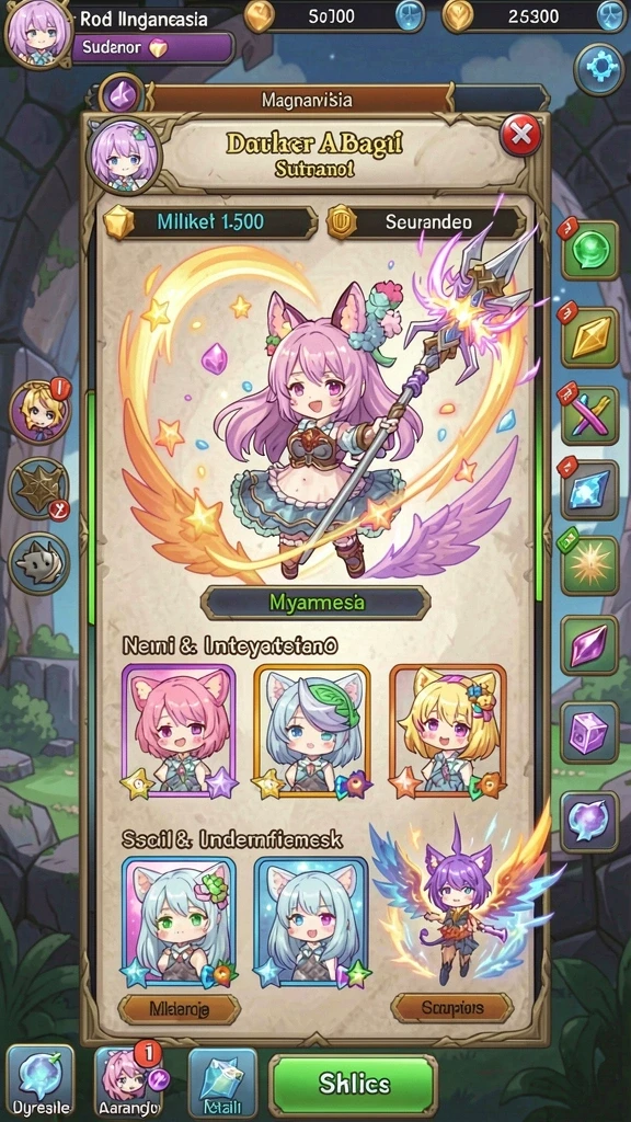 Screenshot menunjukkan karakter utama dalam aksi.