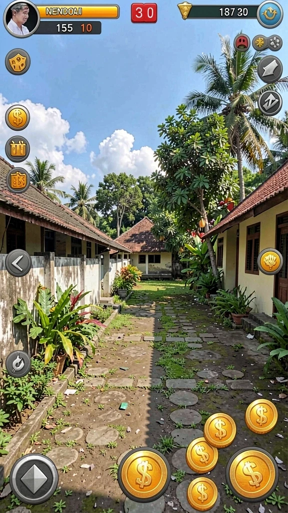 Screenshot memperlihatkan mode multiplayer dengan pemain lain.