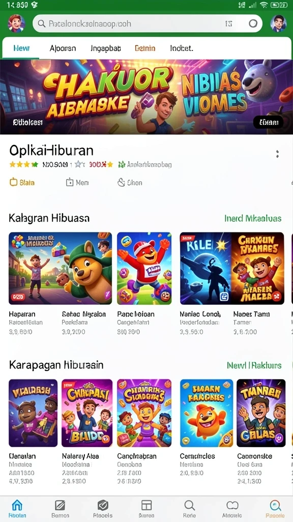 Tampilan antarmuka yang intuitif dan menarik.