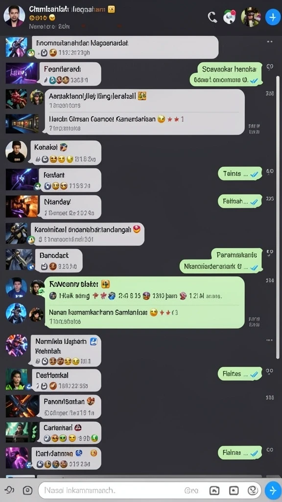 Ilustrasi lingkungan yang menakjubkan dalam game.
