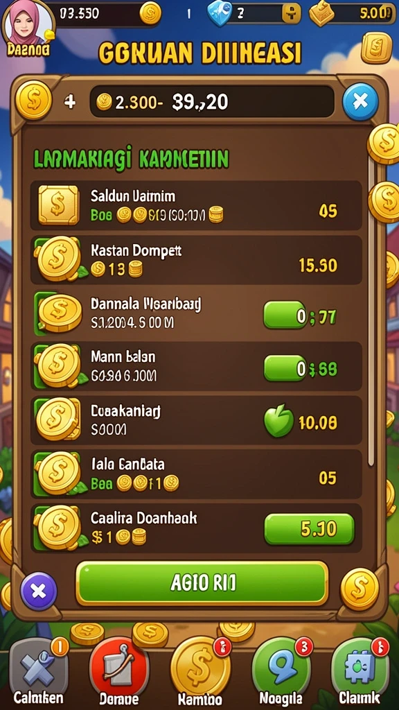 Tampilan antarmuka yang ramah pengguna dan menarik.