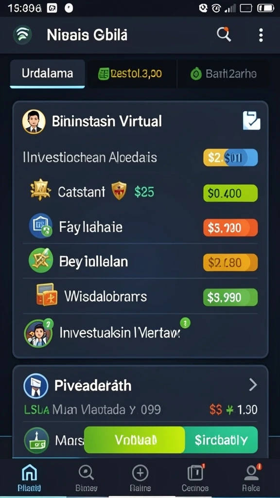 Karakter unik yang bisa dipilih dan dikustomisasi.