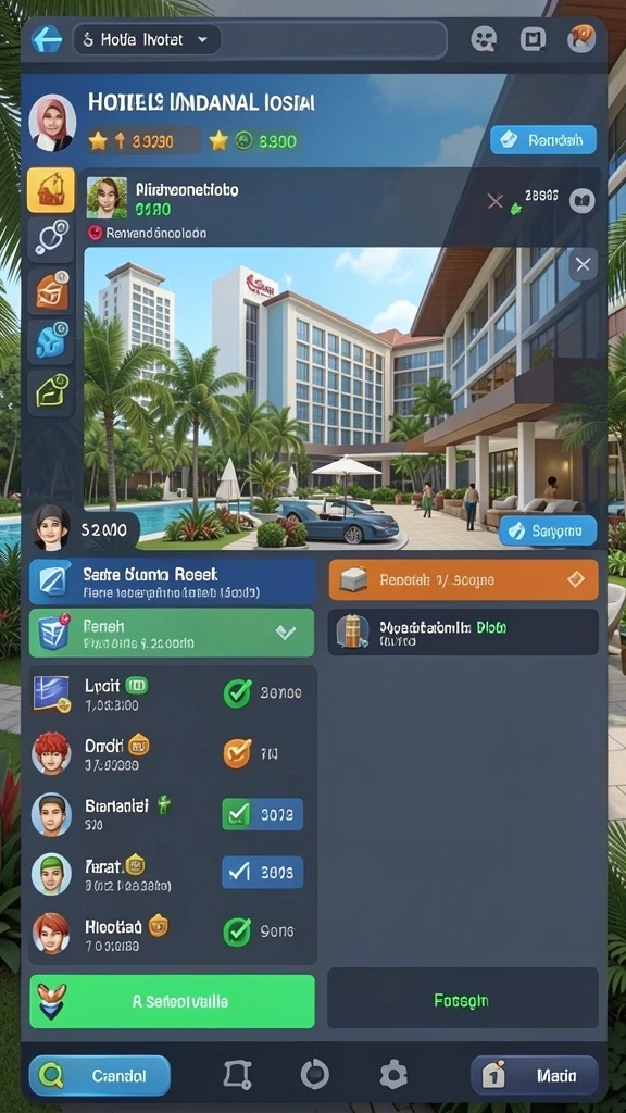 Tampilan antarmuka yang menarik dan user-friendly.