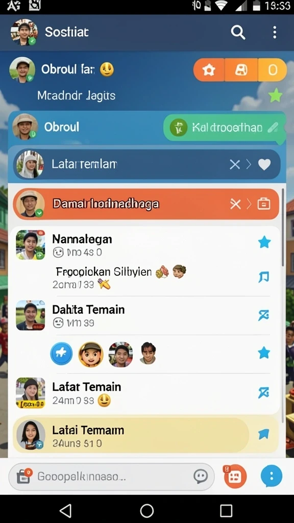 Screenshot menunjukkan karakter utama dengan alat canggih.