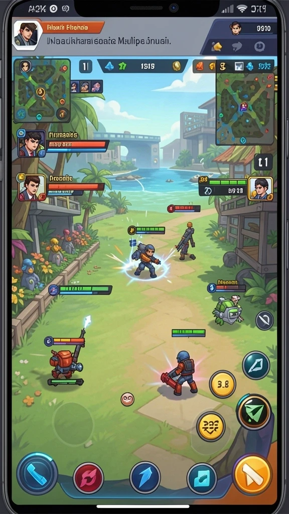Fitur multiplayer yang memungkinkan bertanding dengan teman.