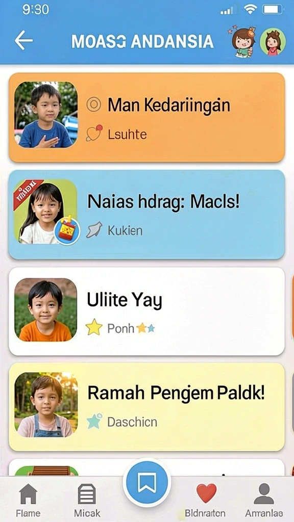 Tampilan antarmuka yang mudah dipahami.
