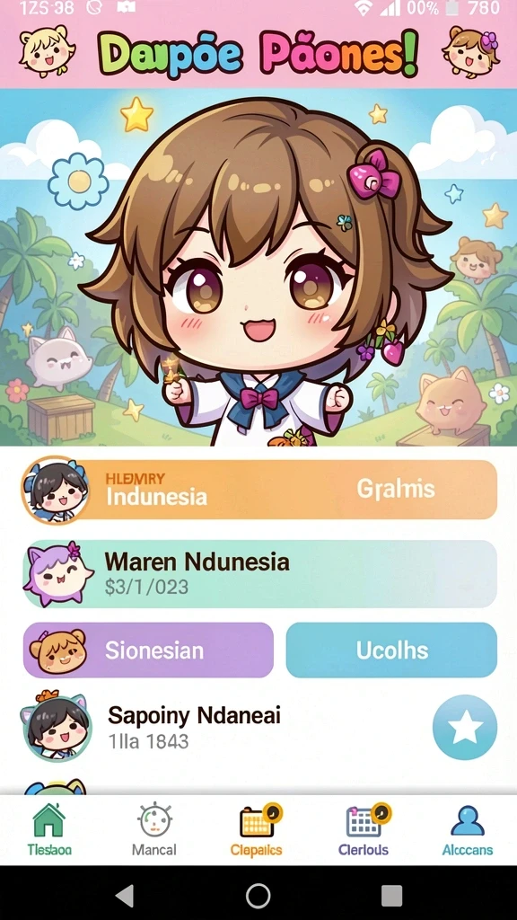 Event mingguan dengan hadiah menarik.