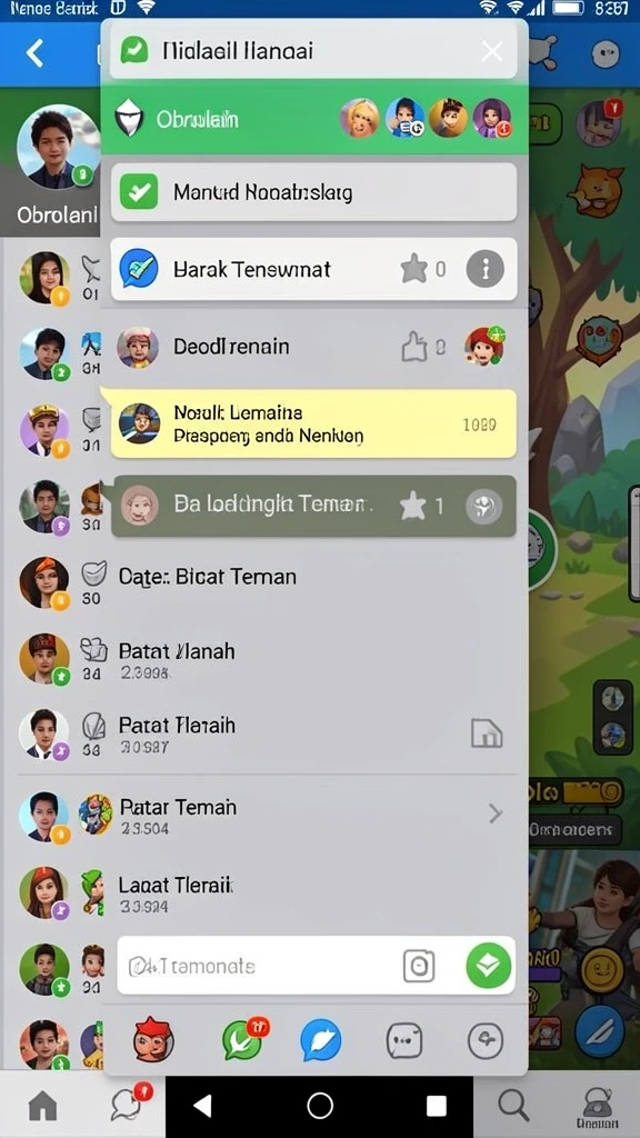 Komunitas aktif untuk dukungan dan interaksi.