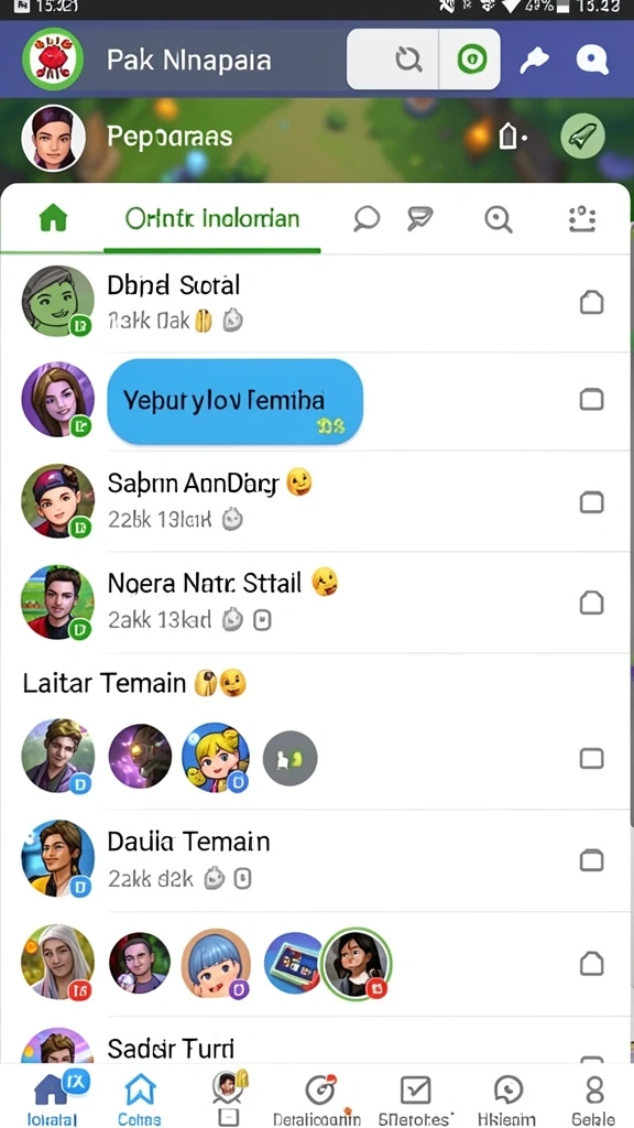 Tampilan antarmuka yang intuitif dan menarik.