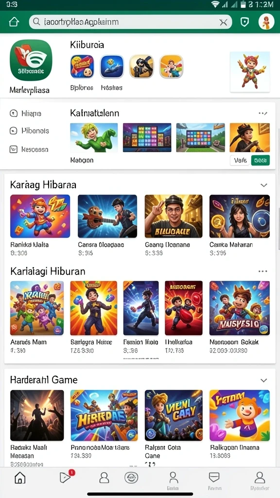 Tampilan modern dan atraktif dari aplikasi VIP333.