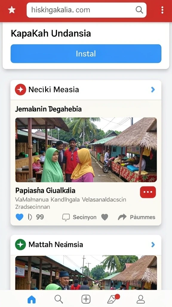 Komunitas aktif dan mendukung.